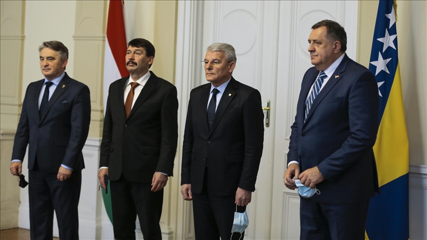 Mađarski predsjednik Adera Janos sa članovima Predsjedništva BiH: Nastaviti saradnju dvije zemlje