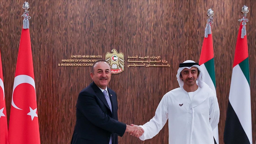 Bakan Çavuşoğlu, BAE'li mevkidaşı Al Nahyan ile görüştü