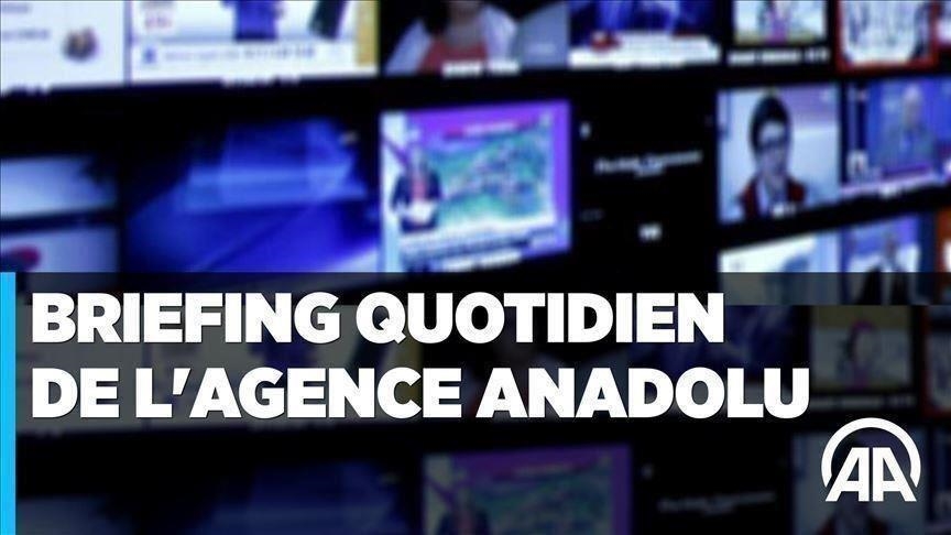 Prévisions du desk français de l'Agence Anadolu pour le mercredi 15 décembre 2021