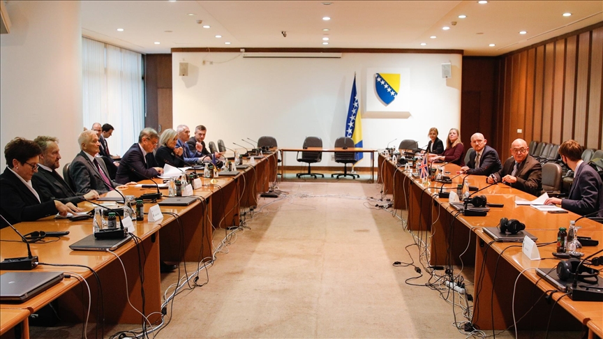 Članovi kolegija oba doma PSBiH razgovarali sa specijalnim izaslanikom britanskog premijera za Zapadni Balkan