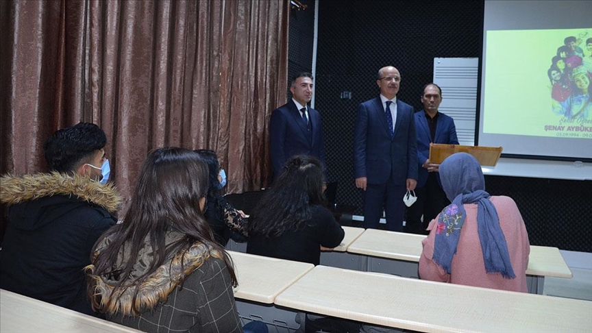 YÖK Başkanı Özvar, şehit Aybüke öğretmenin adını taşıyan dersliğin açılışını yaptı