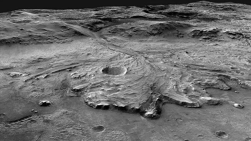Kарпите во кратерот Језеро на Марс се од вулканско потекло