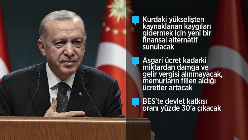 Cumhurbaşkanı Erdoğan: Döviz getirisine Türk lirası varlıklarla ulaşılabilmesini sağlayacak yeni araç devreye alınacak