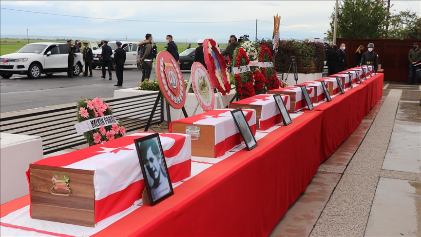 Turkish Cypriots mourn for 11 children massacred by EOKA terror group in 1974