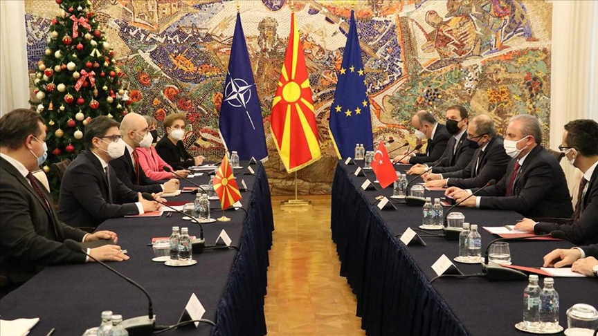 Skoplje: Predsjednik Sjeverne Makedonije Pendarovski primio šefa turskog parlamenta Sentopa
