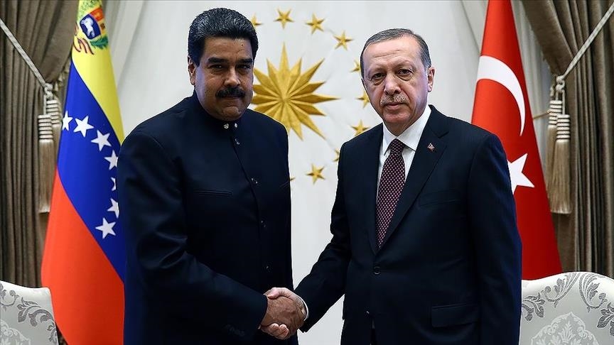 Turkish president discusses bilateral ties, regional matters with Venezuelas Maduro
