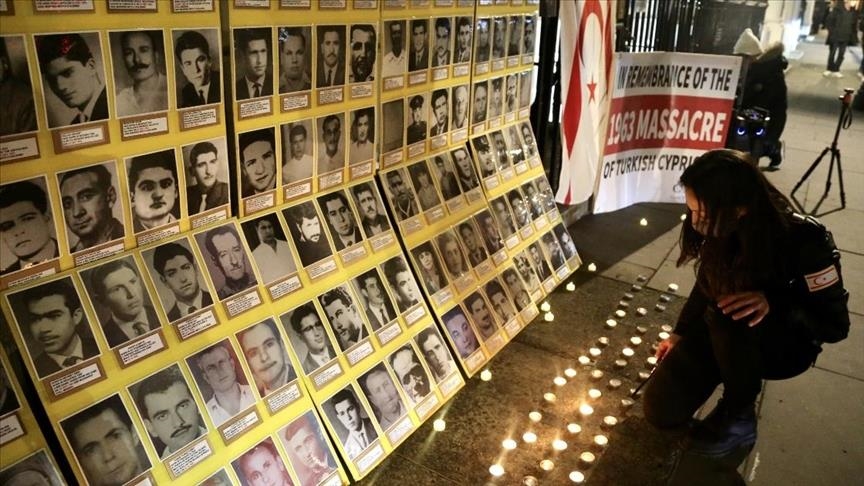 Turkish Cypriots hold ceremony in London for victims of Bloody Christmas