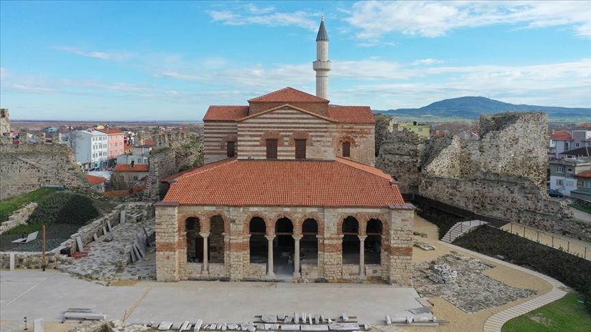 Enez Ayasofya Cami-i Şerifi yarın kılınacak cuma namazıyla ibadete açılıyor