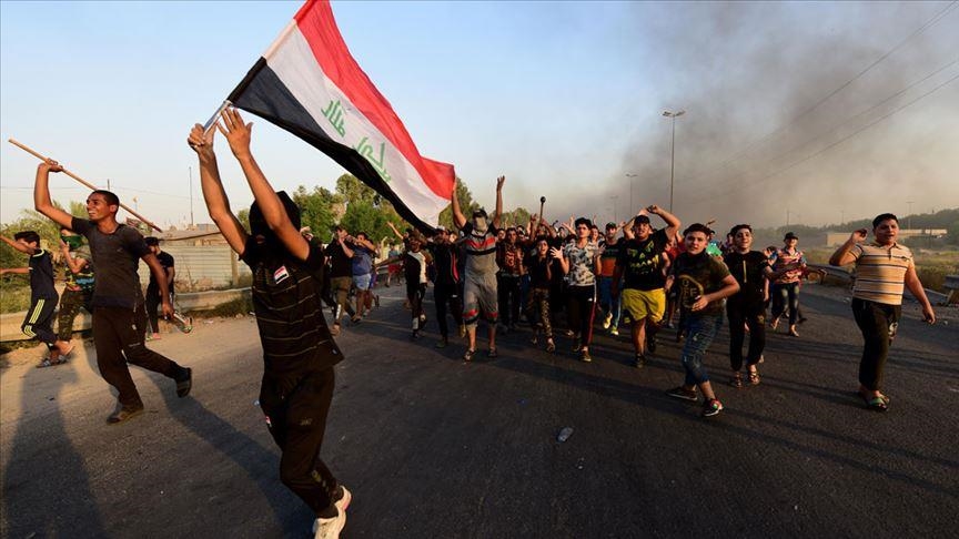 یورش هواداران گروه‌های شبه‌نظامی شیعه به فرودگاه بغداد 