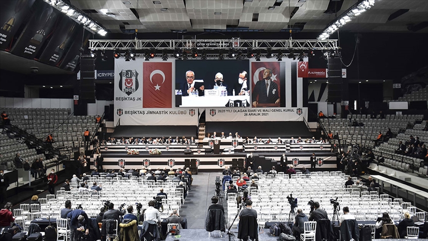 Beşiktaş Kulübünde 2020 idari ve mali genel kurul toplantısı başladı