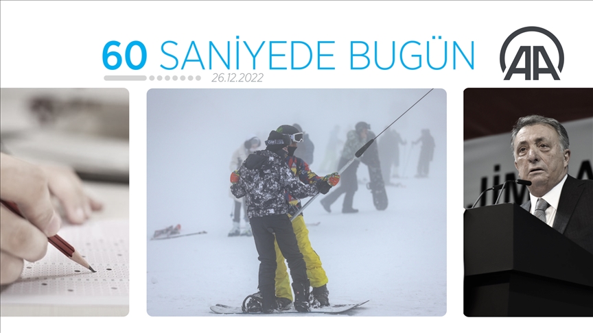 60 saniyede bugün (26 Aralık 2021)