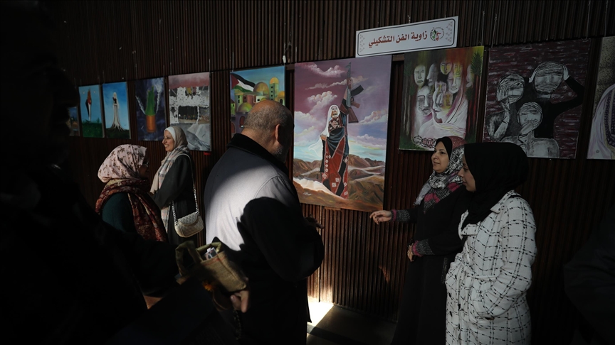 معرض فني يوثّق جرائم إسرائيل خلال حرب 2008 على غزة