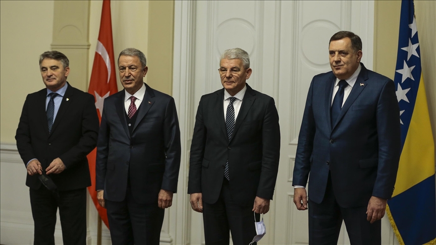 Članovi Predsjedništva BiH ugostili ministra odbrane Republike Turske Hulusija Akara