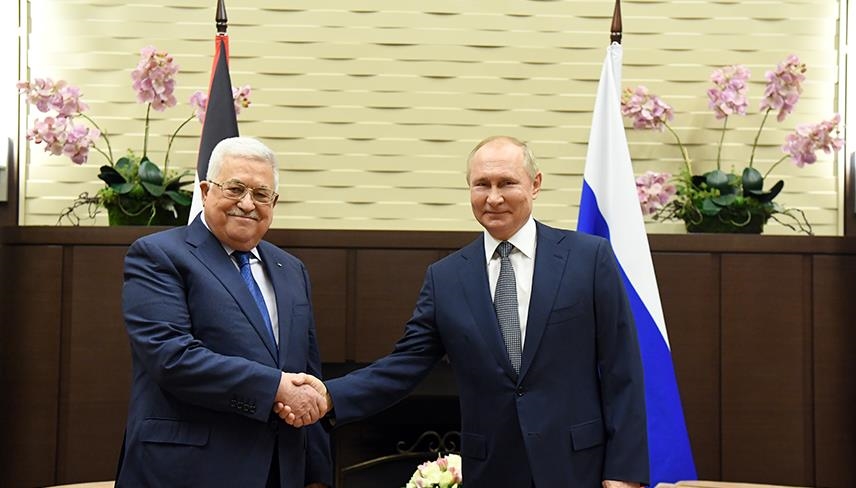 Presidente de Palestina pide ante su homólogo de Rusia una ruta política para resolver el conflicto con Israel