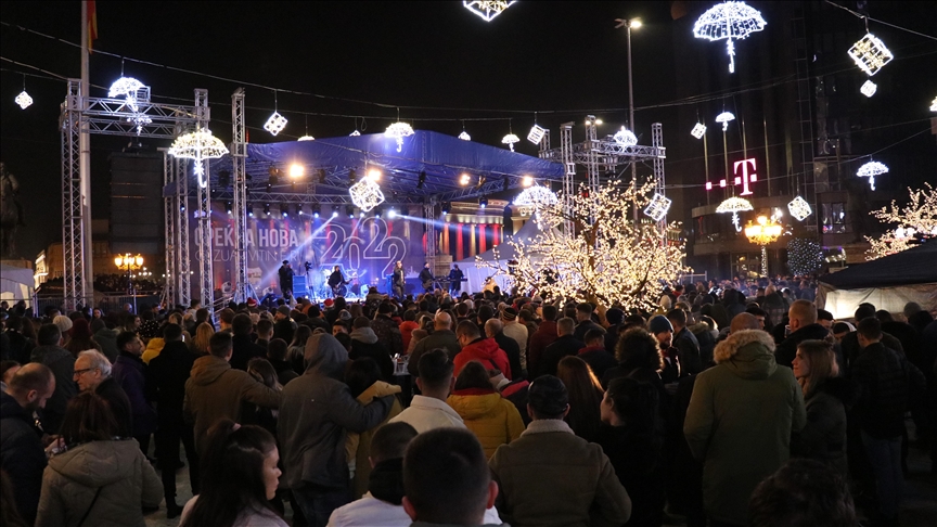 U Sjevernoj Makedoniji i Albaniji dočekana Nova 2022. godina