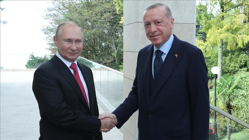 Turkish, Russian presidents talk regional issues in phone call