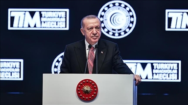 Serokomar Erdogan: Îxracata me ya 2021î gihîşt 225 milyar û 368 milyon dolarî, ev rekorek e