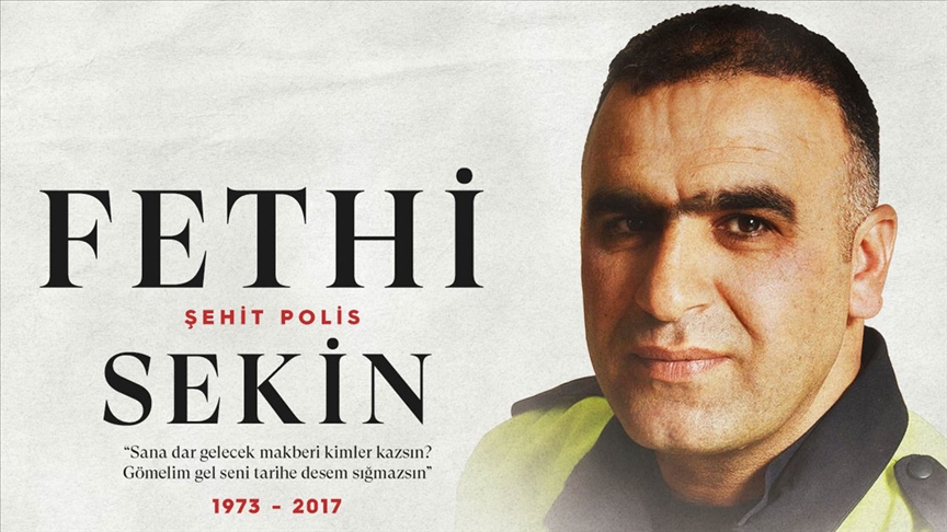 Cumhurbaşkanı Erdoğan şehit polis memuru Fethi Sekin'i andı