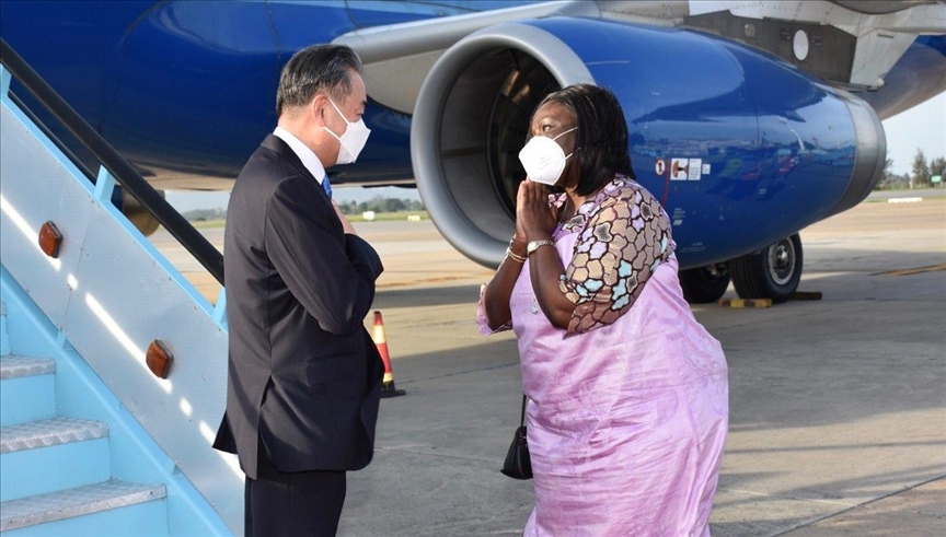 Chinese Foreign Minister Wang Yi arrives in Kenya