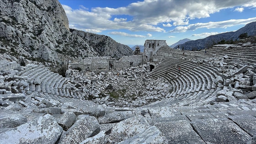 Doğayla tarihin buluştuğu Termessosu 25 bin kişi ziyaret etti