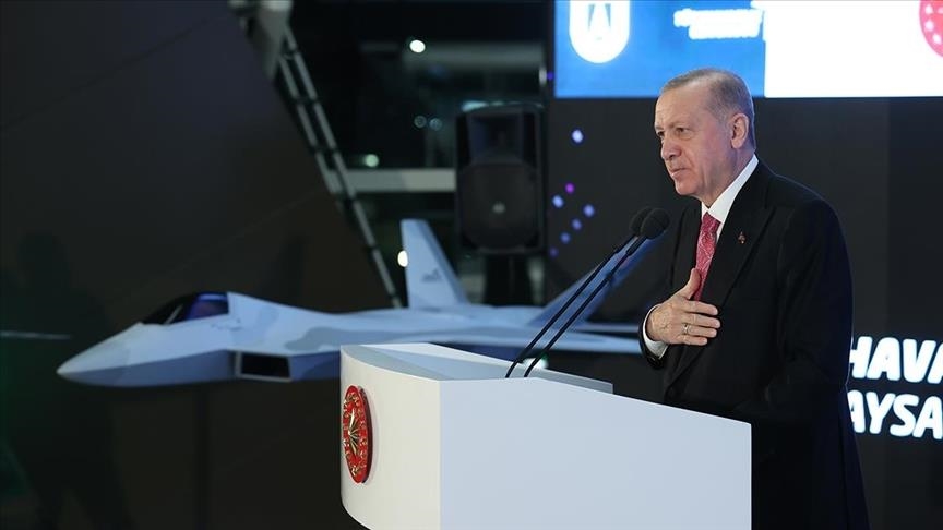 Erdogan: Pesawat tempur Turki akan dirilis di hanggar pada 2023
