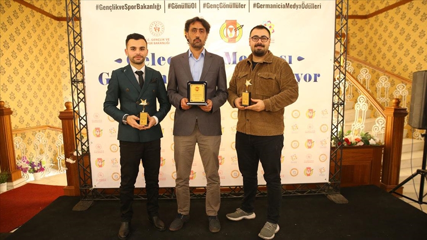 'Germanicia Medya Ödülleri' töreninde AA'ya 3 ödül