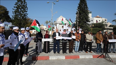 غزة.. وقفة رفضا للتطبيع العربي مع إسرائيل
