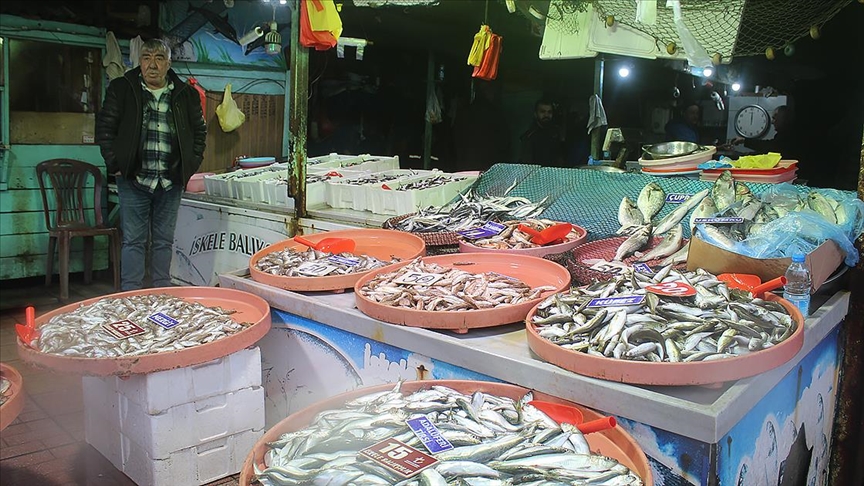 Zonguldakta fırtınada balıkçılar denize çıkamayınca balık fiyatları arttı