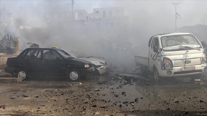 Li Efrîn û Baba navçeyên Sûriyeyê êrîşên terorê yên hemdem hatin kirin