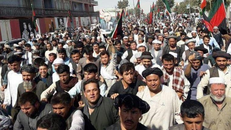 تظاهرات ضدطالبان در شمال افغانستان