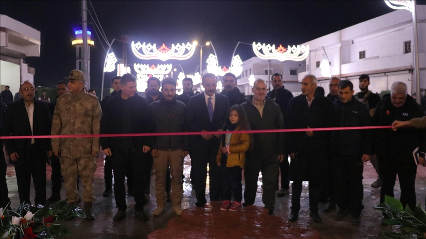 سوريا.. افتتاح شارع رئيس في مدينة تل أبيض بدعم تركي