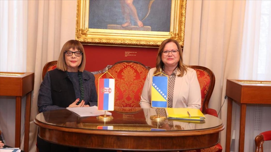 Susret Gudeljević - Gojković: Saradnja na važnim aktivnostima za zaštitu zajedničkog kulturnog naslijeđa BiH i Srbije