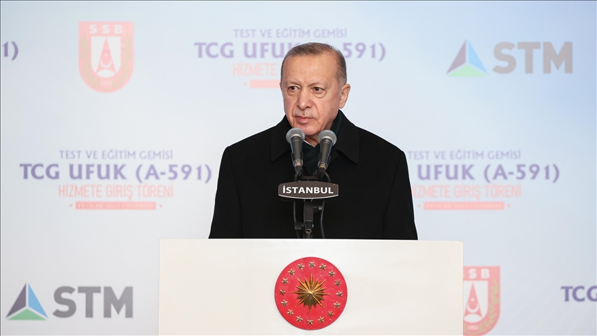 Erdoğan: Turqia në mesin e 10 shteteve të afta të projektojnë, ndërtojnë dhe mirëmbajnë anije luftarake