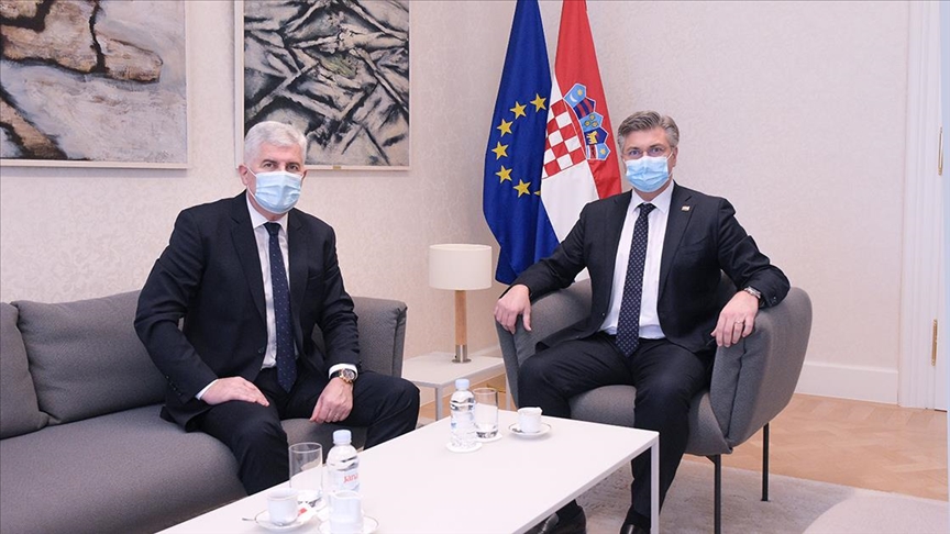 Susret Plenković - Čović: Potrebna hitna stabilizacija BiH kroz što skorije izmjene Izbornog zakona