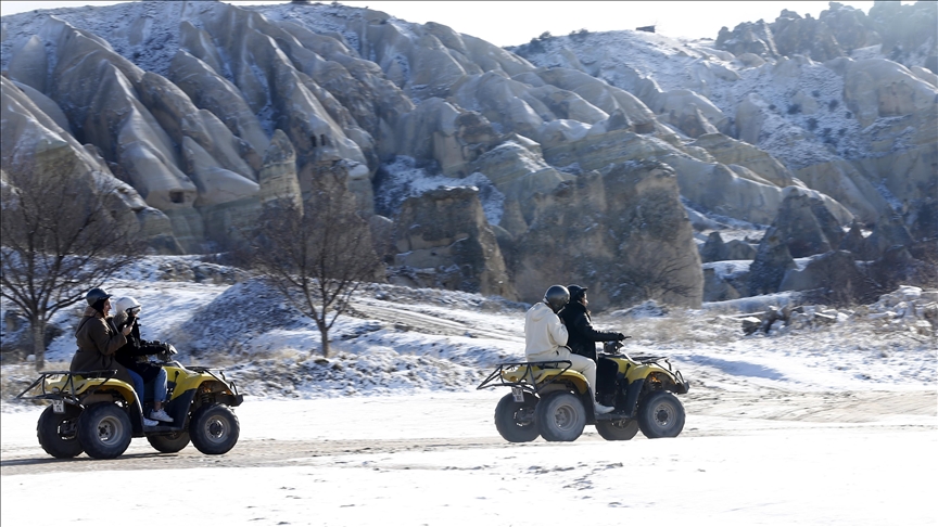 Turqi, Kapadokya nën mbulesën e borës tërheq gjithnjë e më shumë turistë