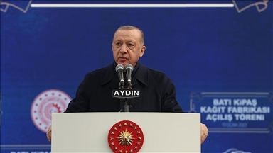 Erdogan: Notre pays deviendra exportateur de papier 