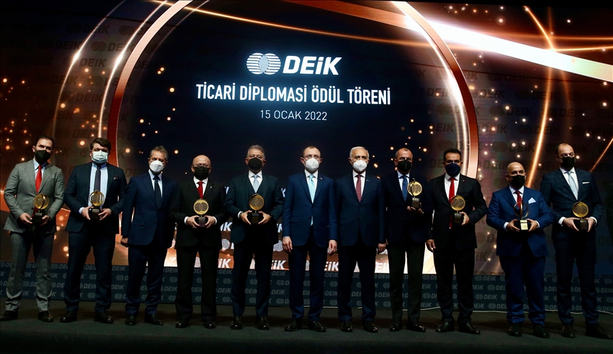 Odbor za vanjske ekonomske odnose Türkiye (DEIK) dodijelio godišnje nagrade za 2021.