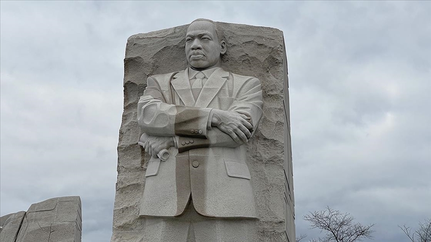 ABDde siyahi sivil aktivist Martin Luther King anılıyor