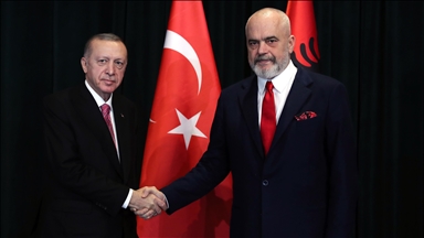 Президент Эрдоган встретился с премьером Албании 