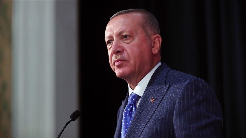 Cumhurbaşkanı Erdoğan'dan şehit Jandarma Uzman Çavuş Soyutemiz'in ailesine başsağlığı mesajı