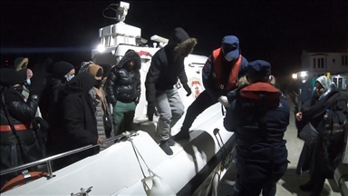 گارد ساحلی ترکیه 124 مهاجر غیرقانونی را خطر غرق شدن نجات داد