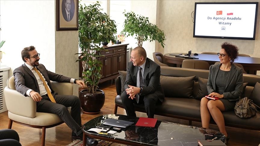 Otpravnik poslova Ambasade Poljske u Turkiye Trzeciak, posjetio Generalnu direkciju Anadolu Agency (AA) u Ankari