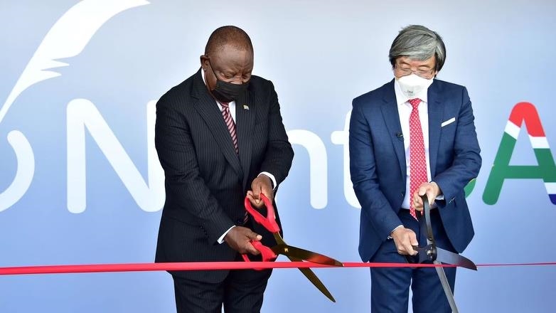 South Africa opens vaccine manufacturing plant