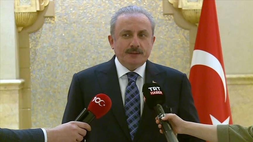 Turkiyes parliament speaker holds talks in UAE