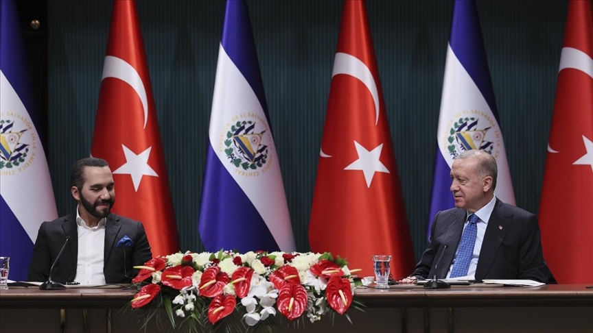 Cumhurbaşkanı Erdoğan, El Salvador Cumhurbaşkanı Bukelenin onuruna yemek verdi
