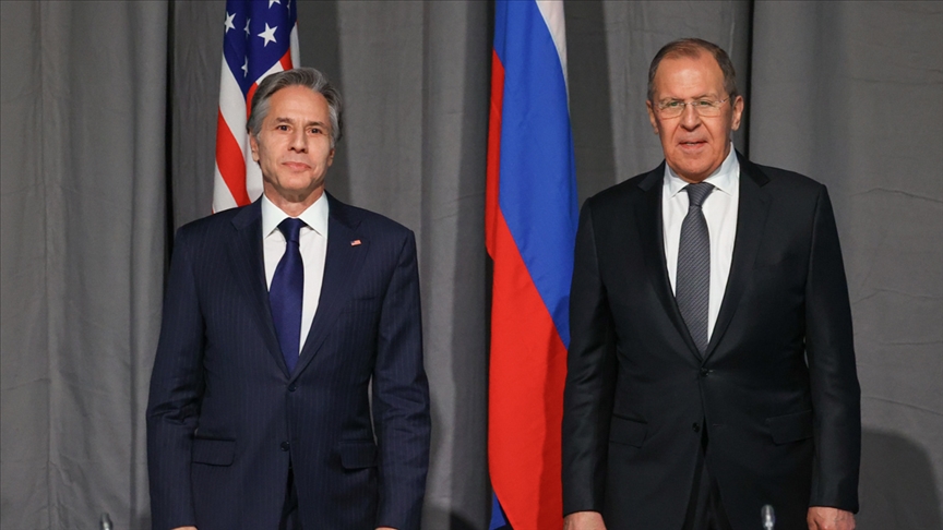 ABD Dışişleri Bakanı Blinken ile Rus mevkidaşı Lavrov'un görüşmesi Cenevre'de başladı