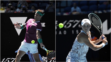 Avustralya Açık'ta Nadal ve Barty tur atladı, Osaka elendi