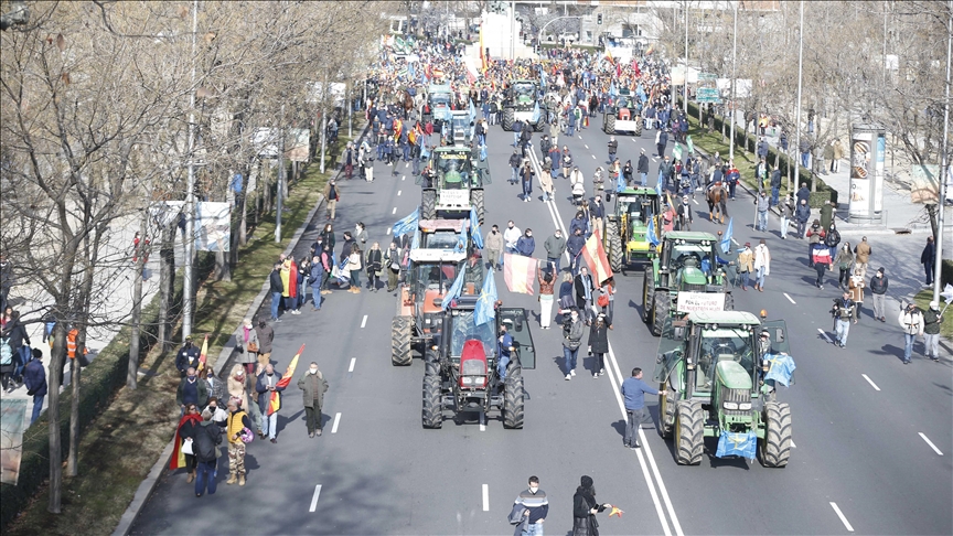 Španski poljoprivrednici izašli na proteste