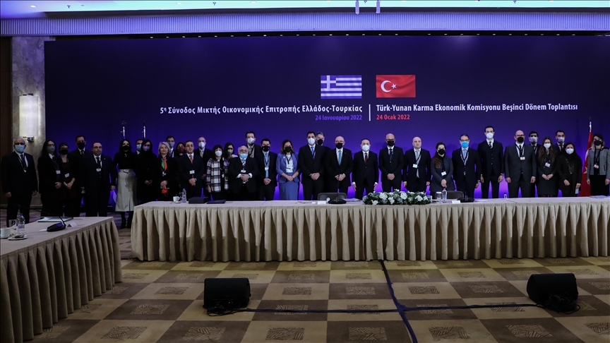 Türkiye-Yunanistan Karma Ekonomik Komisyonu 5. Dönem Toplantısı Atinada düzenlendi