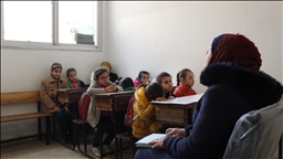 افتتاح مدرسه‌ برای نابینایان در ادلب